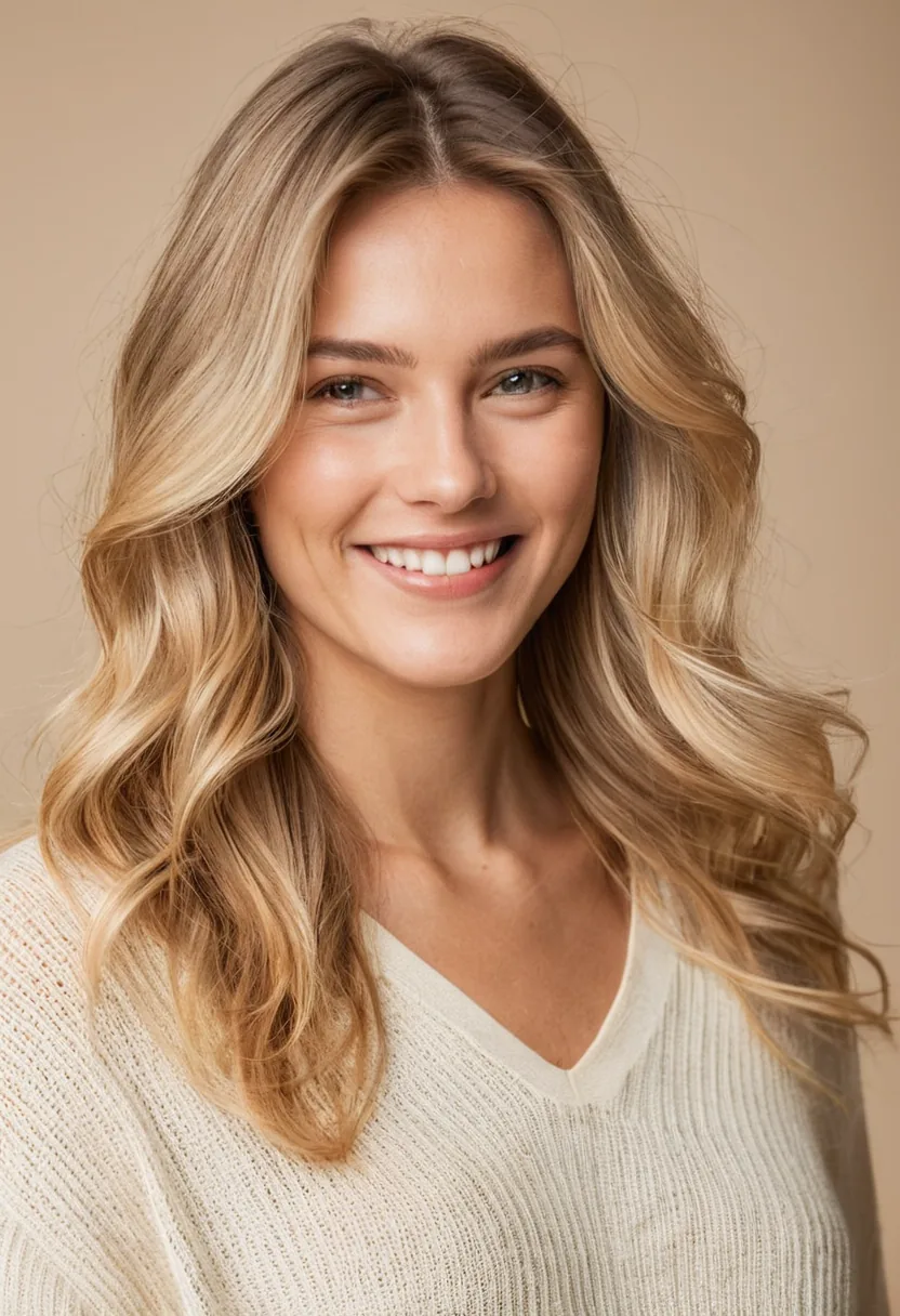 Blonde Balayage mit weichem Farbverlauf