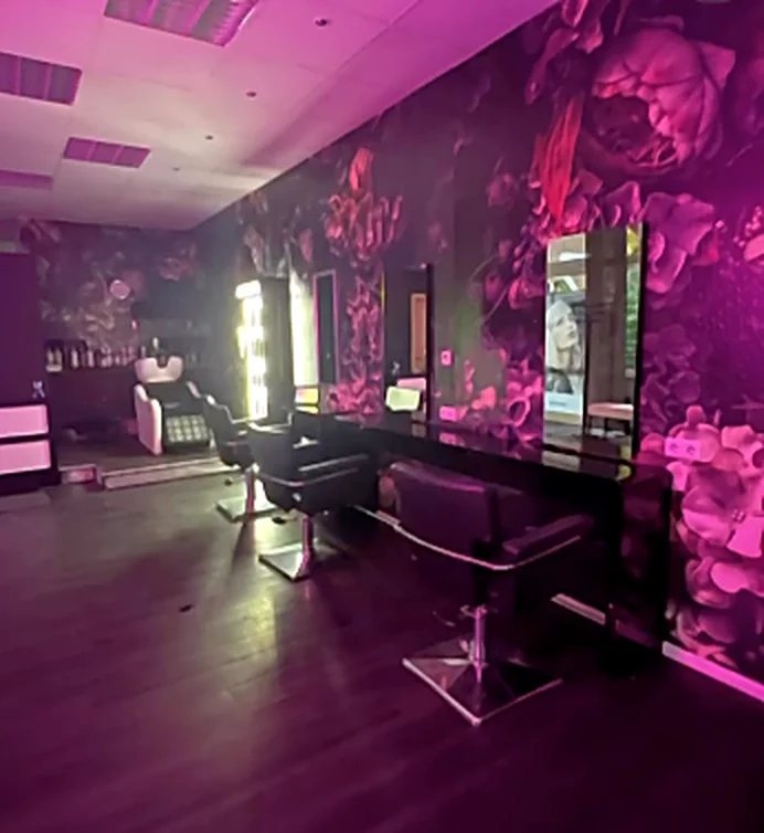Blick in den Salon in der Grelckstraße